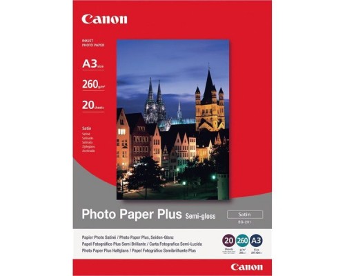 Фотобумага CANON   Полуглянцевая, 260г/м2, A4(21X29)  20 л.