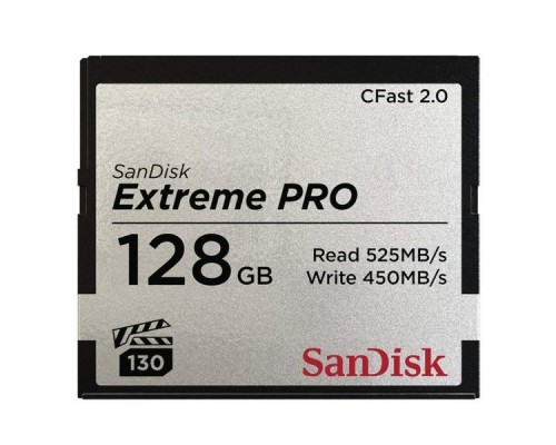 Карта памяти CFast2.0 128Gb SanDisk Extreme Pro SDCFSP-128G-G46D R525 W450 WPG-130