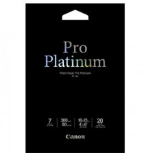 Фотобумага CANON Pro Platinum Профессиональная глянцевая, 300г/м2, A6, 20 л.                                                                                                                                                                              