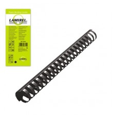 Пружины для переплета пластиковые Lamirel, 16 мм. Цвет: черный, 100 шт в упаковке.                                                                                                                                                                        