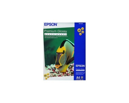 Бумага EPSON Premium Glossy Photo Paper A4 (20 листов) C13S041287