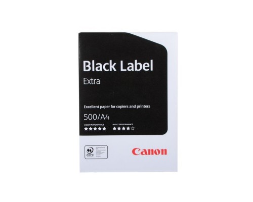 Офисная бумага Canon Black Label Extra А4 80гр/м2, 500л. класс 