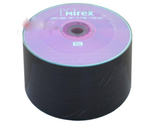 Диск DVD-RW Mirex 4.7 Gb, 4x, Shrink (50), (50/500)