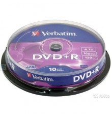 Диск DVD+R VS 4.7 Gb, 16x, Cake Box (10), (10/200)                                                                                                                                                                                                        
