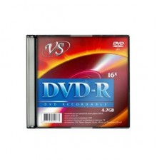 Диск DVD-R VS 4.7 Gb, 16x, Slim Case (5), (5/200)                                                                                                                                                                                                         