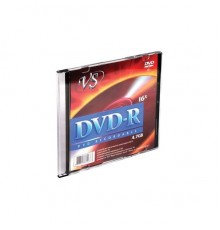 Диск DVD-R VS 4.7 Gb, 16x, Slim Case (5), Ink Printable (5/200)                                                                                                                                                                                           