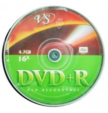 Диск DVD-R VS 4.7 Gb, 16x, Бум.конверт (5), (5/250)                                                                                                                                                                                                       
