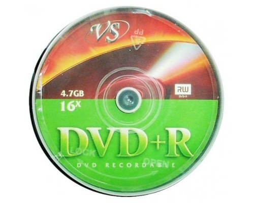 Диск DVD-R VS 4.7 Gb, 16x, Бум.конверт (5), (5/250)