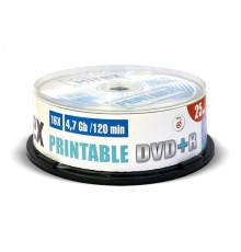 Диск DVD-R Mirex 4.7 Gb, 16x, Cake Box (25), Ink Printable (25/300)                                                                                                                                                                                       
