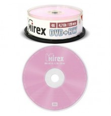 Диск DVD+RW Mirex 4.7 Gb, 4x, Cake Box (25), (25/300)                                                                                                                                                                                                     