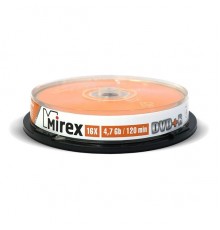 Диск DVD+R Mirex 4.7 Gb, 16x, Cake Box (10), (10/300)                                                                                                                                                                                                     