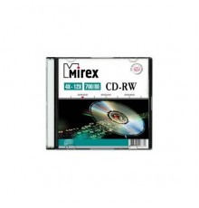 Диск CD-RW Mirex 700 Mb, 12х, Slim Case (1), (1/200)                                                                                                                                                                                                      