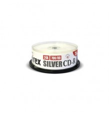 Диск CD-R Mirex 700 Mb, 24х, Silver, Cake Box (25), (25/300)                                                                                                                                                                                              