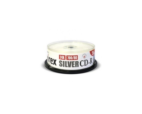 Диск CD-R Mirex 700 Mb, 24х, Silver, Cake Box (10), (10/300)