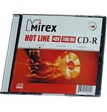 Диск CD-R Mirex 700 Mb, 48х, HotLine, Slim Case (5), (5/200)                                                                                                                                                                                              