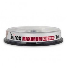 Диск CD-R Mirex 700 Mb, 52х, Maximum, Cake Box (25), (25/300)                                                                                                                                                                                             