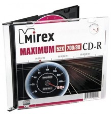 Диск CD-R Mirex 700 Mb, 52х, Maximum, Slim Case (5), (5/200)                                                                                                                                                                                              