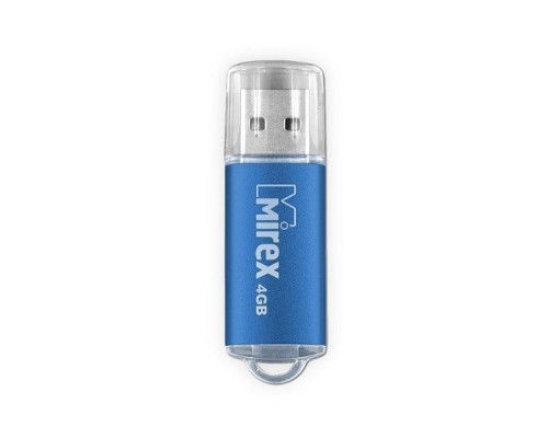 Флеш накопитель 4GB Mirex Unit, USB 2.0, Синий