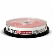Диск DVD+R Mirex 8.5 Gb, 8x, Shrink (100), Ink Printable, Dual Layer (100/600)                                                                                                                                                                            
