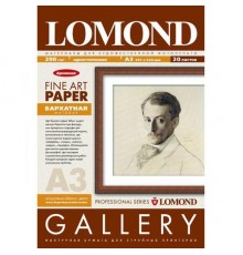 Арт бумага LOMOND для струйной печати LOMOND Velour А3, 170г/м2, слабовыраженная бархатистая фактура, натурально-белого цвета, матовая, двухсторонняя.                                                                                                    