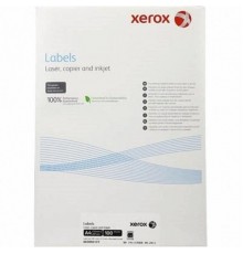Наклейки Laser/Copier XEROX А4:30, 100 листов (70x29,6мм) Прямоугольные края.                                                                                                                                                                             