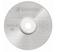Диск DVD+R 4.7Gb 16x Verbatim (100 шт.) на шпинделе 43551                                                                                                                                                                                                 