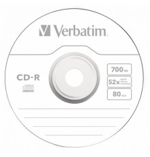 Диск CD-R 700Mb 52x Verbatim (100шт.) CakeBox 43430/43431/43411                                                                                                                                                                                           