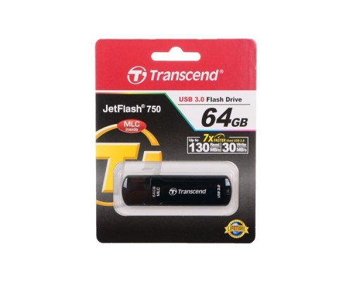 Флэш-диск USB 3.0 64Gb Transcend JetFlash TS64GJF750K