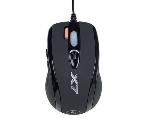 Мышь игровая A4Tech X-718BK , черный , оптическая, 3000dpi , USB, 6 кнопок, RTL