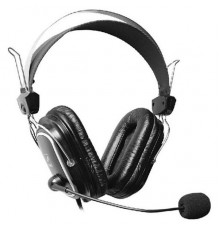 Наушники с микрофоном A4 HS-50 черный 2.5м мониторы оголовье                                                                                                                                                                                              