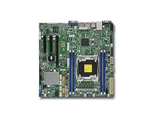 Материнская Плата SuperMicro MBD-X10SRM-F-O Soc-2011 iC612 mATX 4xDDR4 10xSATA3 SATA RAID iI350 2хGgbEth Ret