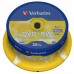 Диск DVD+RW Verbatim 4.7 Gb, 4x, Cake Box (25), (25/200)