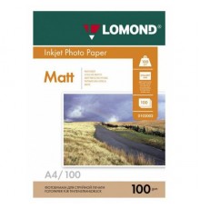 Фотобумага LOMOND Двусторонняя Матовая/Матовая  A4/100/100л.                                                                                                                                                                                              