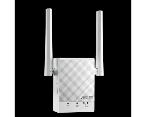 ASUS RP-AC51 // WI-FI репитер, 802.11n + 802.11 ac, до 300 + 433Мбит/c, 2,4 + 5 гГц, LAN ; 90IG03Y0-BO3410