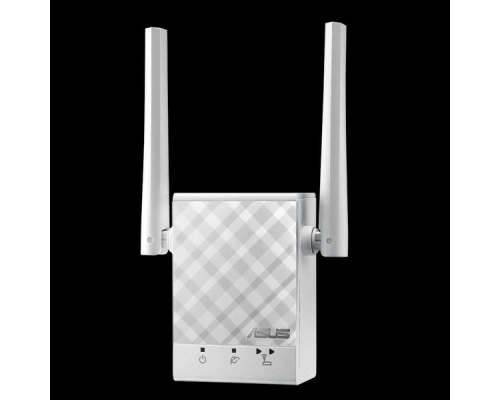 ASUS RP-AC51 // WI-FI репитер, 802.11n + 802.11 ac, до 300 + 433Мбит/c, 2,4 + 5 гГц, LAN ; 90IG03Y0-BO3410