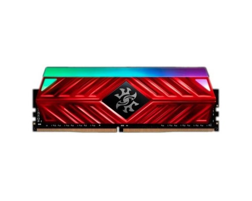 Модуль памяти 8GB ADATA DDR4 3200 DIMM SPECTRIX D41 RGB Red Gaming Memory AX4U320038G16-SR41 Non-ECC, CL16, 1.35V, 1024x8, RTL (466846)