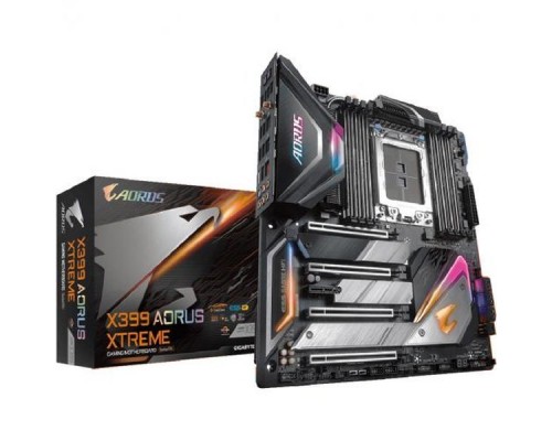 Материнская плата GigaByte X399 AORUS Xtreme STR4 AMD X399 4xPCI-E  GbLAN SATA RAID ATX 8DDR4