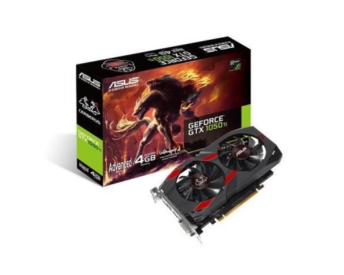 Видеокарта 4Gb PCI-E DDR5 ASUS CERBERUS-GTX1050TI-A4G (RTL) DVI+HDMI+DP GeForce GTX1050Ti