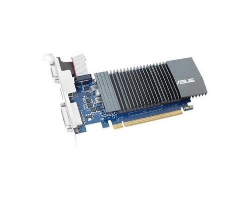 Видеокарта GT 710 Silent LP, PCI Express, 2GB, GDDR5, 64bit, DVI+HDMI+D-SUB (GT710-SL-2GD5) RTL