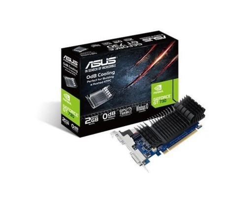 Видеокарта 2Gb PCI-E DDR5 ASUS GT730-SL-2GD5-BRK (RTL) DVI+HDMI GeForce GT730
