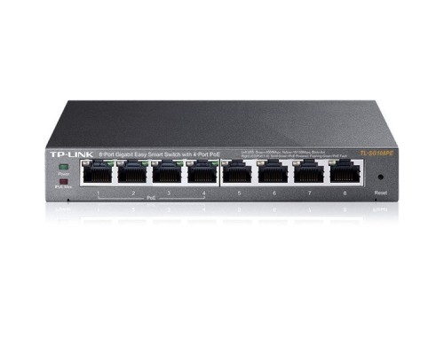 Коммутатор TP-Link TL-SG108PE 8port 10/100/1000 Easy Smart с 4 портами PoE