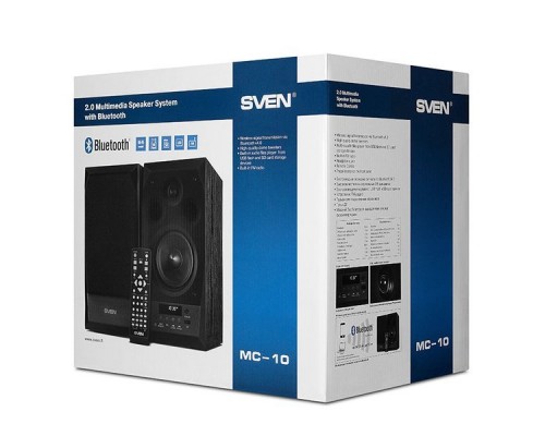 Колонки 2.0 Sven MC-10 Black Bluetooth