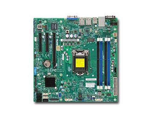 Серверная плата SuperMicro MBD-X10SLL-F-O uATX, LGA1150, Intel®C222, 4xDDR3, 6xSATA, 2xGbE, IPMI, VGA