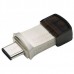 Флэш-диск USB 3.1 Type-A/Type-C 64Gb Transcend JetFlash TS64GJF890S type-C OTG