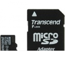 Карта памяти MicroSDHC 4Gb Transcend TS4GUSDHC4 Class4 + Adapter                                                                                                                                                                                          