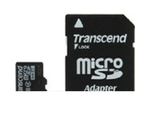 Карта памяти MicroSDHC 4Gb Transcend TS4GUSDHC4 Class4 + Adapter