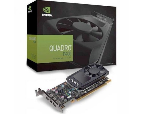 Проф.видеокарта 2Gb PCI-E DDR-5 PNY VCQP400DVI-PB (RTL) 3xminiDP NVIDIA Quadro P400