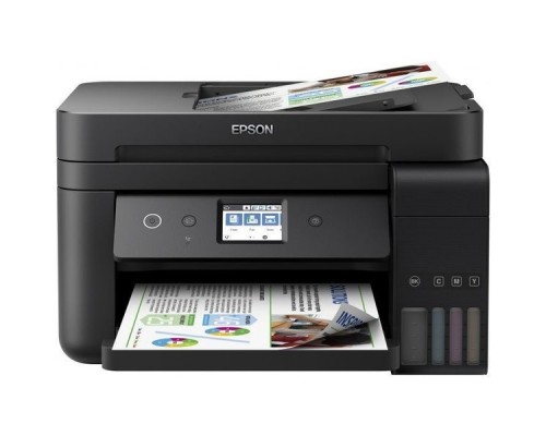 МФУ A4 Epson L6190 ЦС СНПЧ 4 цвета CMYK 13.7/7.3(33/20)ppm 4800x1200 ADF FAX  WiFi C11CG19404