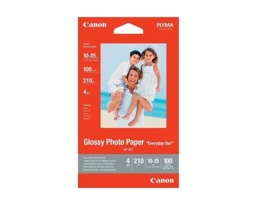 Бумага Canon GP-501 Glossy Photo Paper A6 глянцевая (10x15 см, 100 листов, 170 г/м2) 0775B003