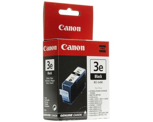 Картридж Canon BCI-3 black (для i560/6500/865, PIXMA MP7х0/iP3000/4000/5000,SB MPC400/700/730,S530D)